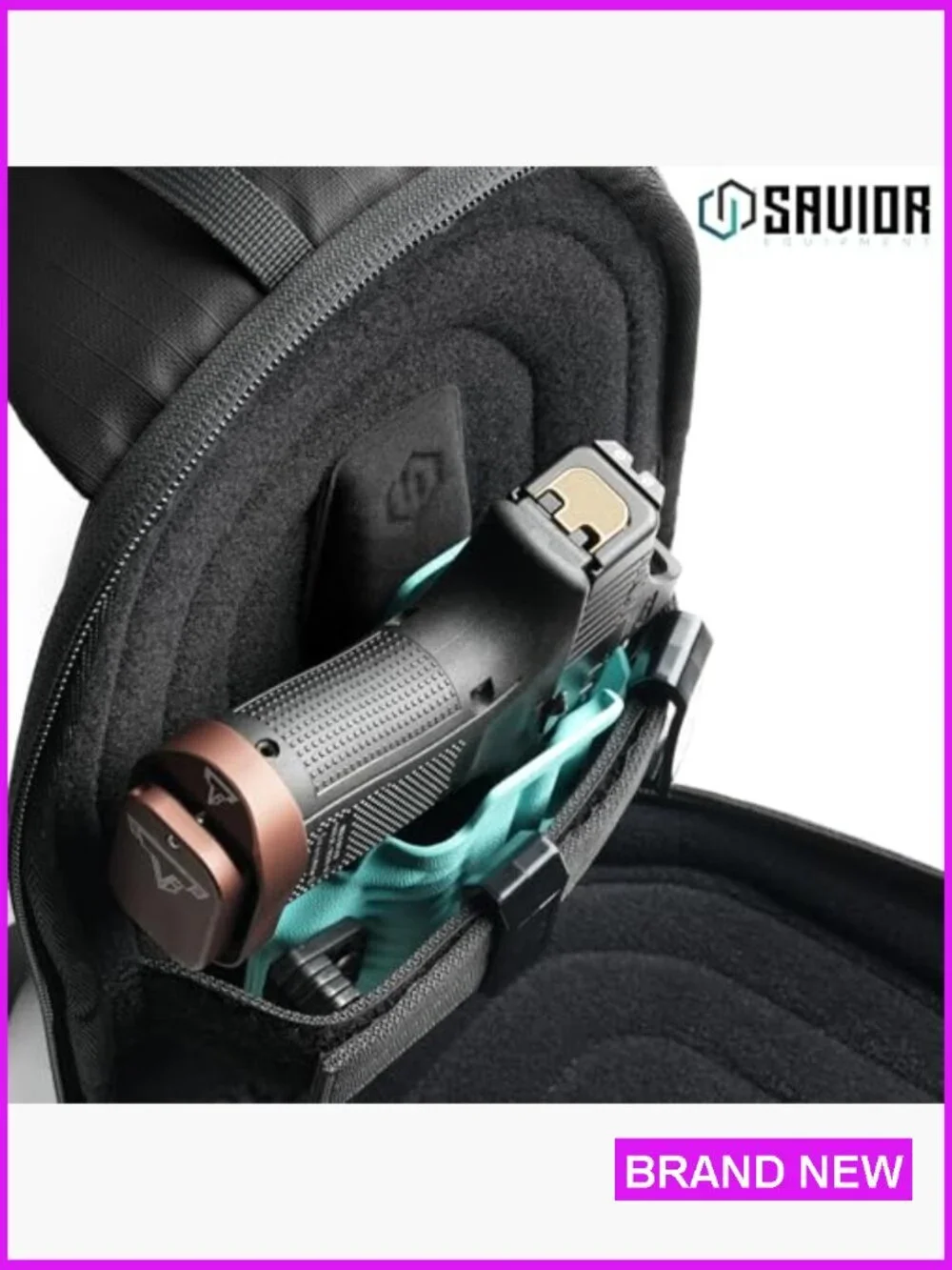 Tactical Sling Bag Crossbody EDC Low-Profile Concealed Carry Pistol Case Rapid
